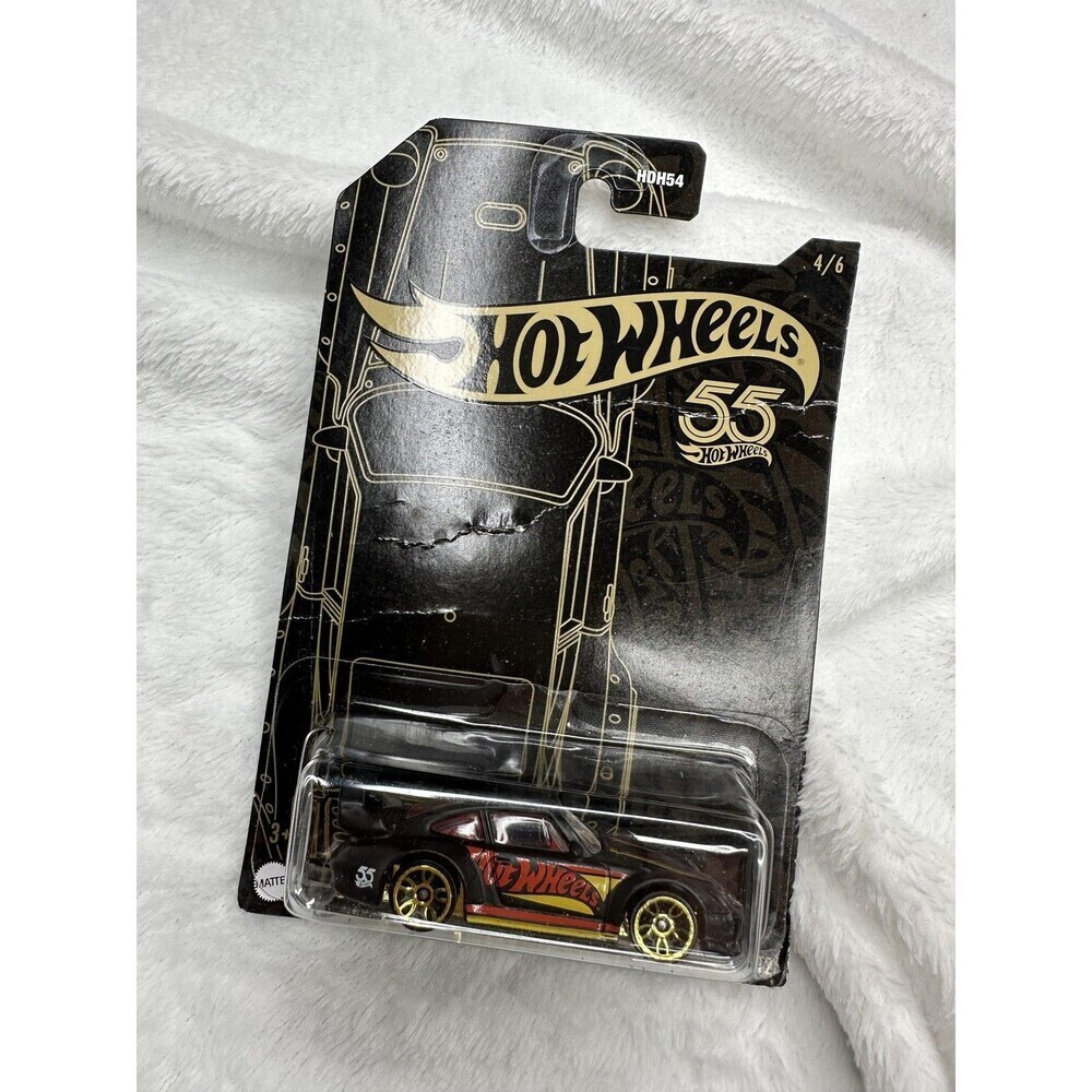 Hot Wheels Porsche 993 GT2 55th Anniversary Black Gold Diecast Car New 4/6 2023